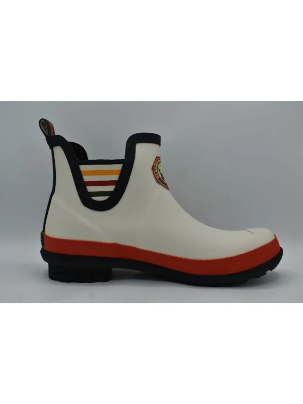 Pendleton Womens 11 Glacier National Park White Waterproof Chelsea Rain Boots‎